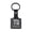 ZPK006 Keyring, Black, variant on Square Keyring - In Stock Zodiac Signs Inspirational Lucky Charms Holiday Gifts Metal Keyring
