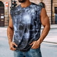 thumbnail image 5 of adaychics Gothic Tank Tops Men Crew Neck Skull Gym Sleeveless Shirts Fashion Casual Vests for Gym Sports Workout, 5 of 7