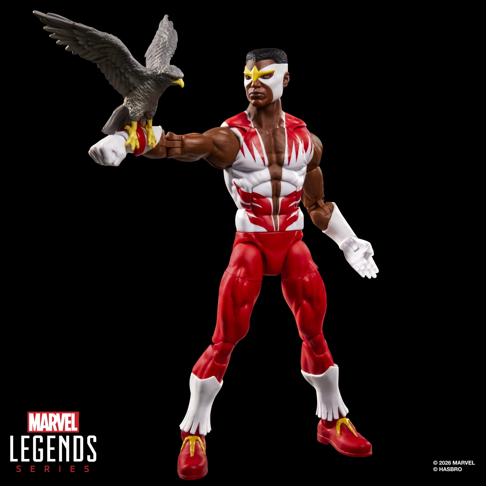 Marvel Legends Series Secret Wars Marvel’s Falcon, Retro Captain America Comics Collectible Action Figure (6”)
