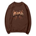 thumbnail image 5 of Xuyuer Women's Printed Long Sleeve Round Neck Casual Hoodless Sweatshirt, Comfortable Pullover Top for Mother's Day Gifts, Family Events and Relaxed Everyday Wear, 5 of 5