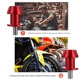 thumbnail image 3 of MasteelfCA 2PCS Motorcycle Rear Lift Screws 8mm Diameter Rear Stand Aluminum Screws, 3 of 8