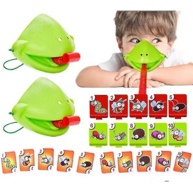 Juego de mesa Tic Tac Tongue LIUXGMXG lengua de lagarto para niños