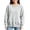 19#Light Gray, variant on Girls Crewneck Sweatshirt Oversized Pullover Long Sleeve Solid Tops Fall Clothes