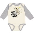 thumbnail image 3 of Inktastic Happy Halloween with Dancing Skeleton Boys or Girls Long Sleeve Baby Bodysuit, 3 of 5