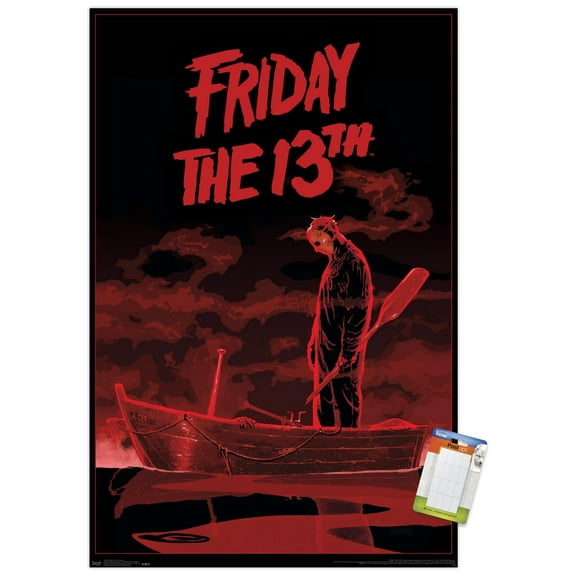Friday The 13th - Boat Wall Poster, 14.725" x 22.375"