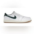 thumbnail image 4 of Air Jordan 1 Bas Blanc Vert pour Hommes, 4 of 4