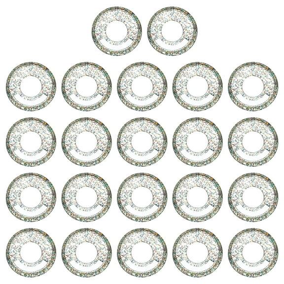 Uxcell 28mm Plastic Book Binding Discs Discbound Expansion Discs Binder Rings, Shine Pink 22 Pack