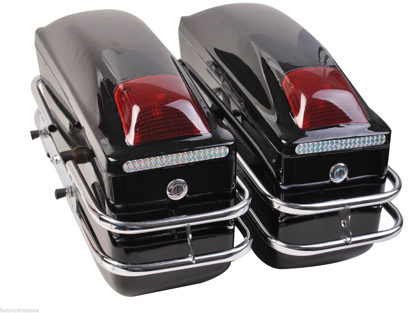 hard plastic saddlebags