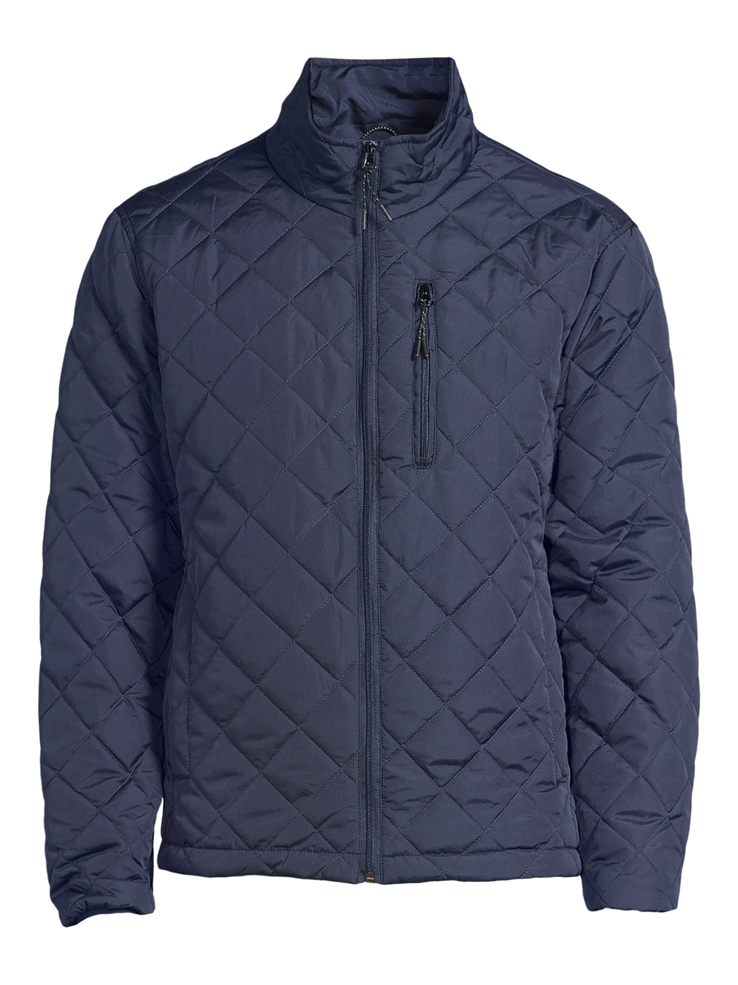 Climate Concepts Men's Quilted Jacket with Stand Collar