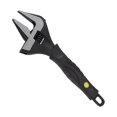 thumbnail image 1 of Llave inglesa ajustable universal, llave de apertura de mandíbula ancha, herramienta automotriz, tamaño de 10", ancho máximo de mandíbula 50 mm, acero, negro, 1 of 7