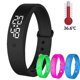 thumbnail image 1 of Bracelet vibration warning temperature monitoring accurate display smart bracelet reminder clock watch, 1 of 5