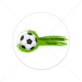 thumbnail image 1 of Pegatinas de decoración para fiesta temática de fútbol, Texto personalizado, feliz cumpleaños, decoración de fiesta de fútbol, 1 of 4
