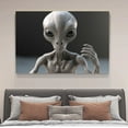 thumbnail image 4 of Ai Generated Alien Creature Canvas Poster Bedroom Decor Sports Landscape Office Room Decor Gift,Frame-style,24x36inch(60x90cm), 4 of 8