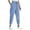 #107Blue, variant on BRDFRL Petite/Regular/Tall Stretchy Jogger Scrubs Yoga Style Scrub Pants for Women High Waisted #106 2XL