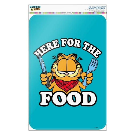 Garfield Here for the Food Home Business Office Sign