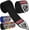Black, variant on RDX Boxing Wraps Kids 2.5M Inner Gloves, Elasticated Thumb Loop Bandages, Junior Under Mitts Hand Fist Protector Wrist Support Straps