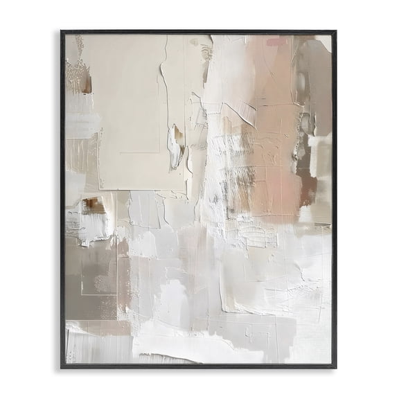 Stupell Industries Southwestern Blush & Neutrals Abstract Black Framed Giclee Art, 11 x 14, by Riley B