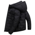 thumbnail image 4 of Penkiiy Mens Long Winter Coat Hooded Waterproof Insulated Puffer Jacket Thicken Puffy Warm Down Windbreaker Parka Black, 4 of 4