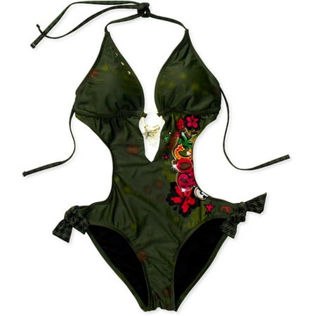 Juniors Tattoo Camo Monokini