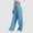 Light Blue, variant on Women’s Lined Sweatpants Wide Straight Leg Pants Bottom Sweatpants Joggers Pants Workout High Waisted Yoga Pants With Pockets Cropped Women Cropped Pants Elastic Waist Womens Casual Two Piece Pant