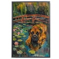 thumbnail image 2 of Colorful Flower Canvas Wall Art, Mastiff Christmas Dog Canvas Floral Wall Decor, Dog Wildflower Wall Painting, Poster Art Print for Living Room, Bedroom, Office, 2 of 6