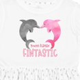 thumbnail image 4 of Inktastic You're Flippin' Fintastic Dolphins Girls Toddler Dress, 4 of 5