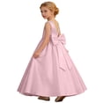 thumbnail image 4 of HAYIMI Child Elegant Satin Dress For Girls Sleeveless Long Gown Summer Pageant And Performances Soft Comfort And Flowy Tailored Fit Trendy Dresses, 4 of 8