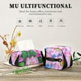 thumbnail image 7 of Pink Lotus Flowers Tissue Box Cover Leather Square Rectangle Tissue Box Holder for Bathroom Living Room Desk Office Decor, 7 of 7