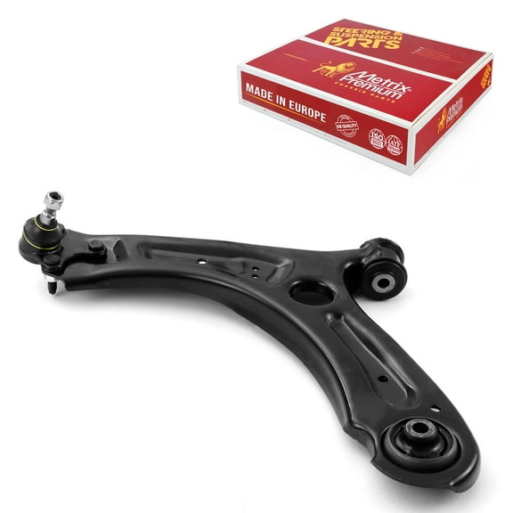 Metrix Premium Chassis Parts - Front Left Lower Control Arm w Ball Joint & Bushing Assembly Fits 2015-2018 Volkswagen Jetta, 2011-2014 Volkswagen Jetta, Replacement RK621949, Made in Europe