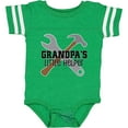 thumbnail image 3 of Inktastic Grandpa Little Helper Boys Baby Bodysuit, 3 of 5