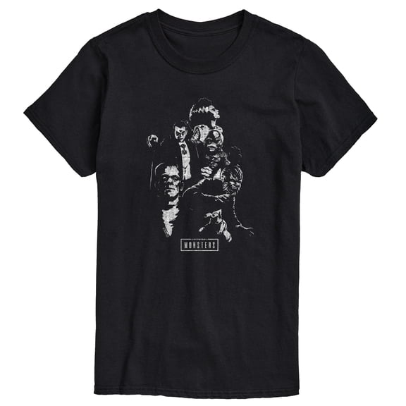 Classic Monsters - Monster Collage - Men's Short Sleeve Graphic T-Shirt
