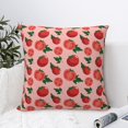 thumbnail image 4 of Fuzoiu Tomatoes Print Square Pillow Cover,Hidden Zipper Design,Luxury Square Pillow Case, Throw Pillow,Couch Cushion-26"x26", 4 of 6