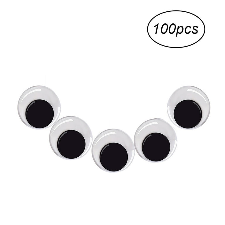 100pcs 10mm Google Eyes For Crafts