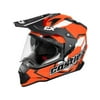 Castle Mode Dual Sport SV Team MX Offroad Helmet Fluorescent Orange SM