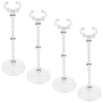 thumbnail image 4 of 4pcs Action Figure Stand Action Figure Display Holder Base Doll Model Support Stand, 4 of 6