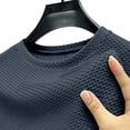 thumbnail image 5 of Breeze Mens Shirts Cooling Mesh Short Sleeve Top Athletic Fit Summer Shirt for Men Quick-Dry Stretch for Workouts and Everyday Comfort Navy Xxl, 5 of 5