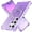 Purple, variant on ELEHOLD Case for Samsung Galaxy S25, Shockproof Magnetic Matte Phone Case with Ring Stand,Clear