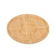 thumbnail image 3 of Bandeja de madera decorativa para servir, bandejas de madera para té, redondas. 25x25cm, 3 of 9