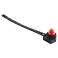 thumbnail image 2 of 1PC Waterproof Push Button Switch KP107 12V Waterproof Latching Switch Plastic Shell Sturdy Waterproof With Leads Wire Bakelite, 2 of 10