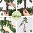 thumbnail image 4 of TOARTi Ficus Artificial Tree Lifelike Leaves with Sturdy Plastic Pot Faux Plant for Office Home Living Room Indoor Outdoor Decor 6 ft, 4 of 10