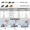 thumbnail image 5 of Waterproof Shoe Covers, Reusable Shoe Covers Non-Slip Shoes Boots for Outdoor Cycling Camping Fishing Travel, 5 of 14