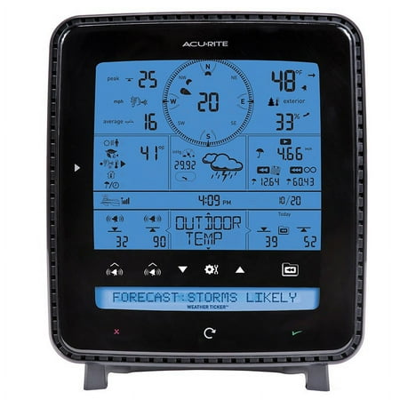 AcuRite Pro 5-in-1 Weather Station with PRO+ 5-in-1 Sensor, PC Connect, Wind and Rain