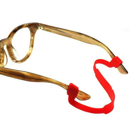 ULTNICE Adjustable Elastic Eyeglass Strap Silicone Red 1Pack 8.35X0.43X0.08In