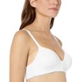 thumbnail image 2 of Maidenform Womens One Fabulous Fit 2.0 Wireless Bra, 40B, White, 2 of 4
