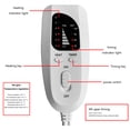 thumbnail image 4 of Almohadillas calefactoras eléctricas para pies calentadores térmicos de regulación de temperatura Wdftyju calentador de pies eléctrico multiusos para el hogar, 4 of 7