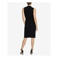 thumbnail image 2 of RACHEL ROY $99 Womens New 1431 Black Sleeveless Asymmetrical Body Con Dress L, 2 of 2