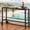 Black, variant on Uforic 55 Inch Outdoor Bar Table, Rectangle Narrow Counter Height Patio Table, Suitable for Balcony Patio Garden Yard Poolside, Gray