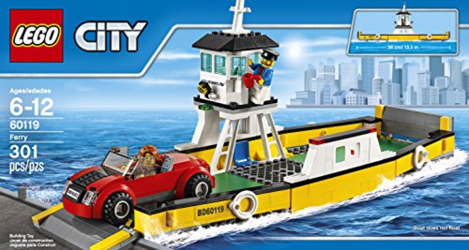 ros ekstra brug LEGO CITY Ferry 60119 - Walmart.com