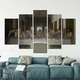 thumbnail image 6 of Famous Wall Decor, Reproduction Wall Decor, Da Vinci Wall Decor, The Last Supper, Famous Wall Art, Classic Printed, Last Dinner Art Canvas, Canvas Wall Decor - 3P-Gallery Wrapped, 6 of 9