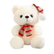 thumbnail image 2 of Fiudx Oso de Peluche Navideño de Rayas Verdes y Blancas con Gorro de Papá Noel, Tela Suave y Acogedora, Adorable Decoración, Regalo Navideño, Versátil para La Hora de Dormir y Fiestas, Tamaño 20 X 25, 2 of 6